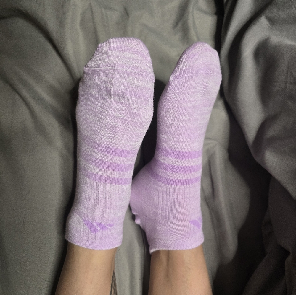Pink Adidas Socks